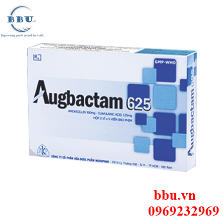 Thuốc kháng sinh điều trị viêm xoang, viêm amidan, viêm tai augbactam