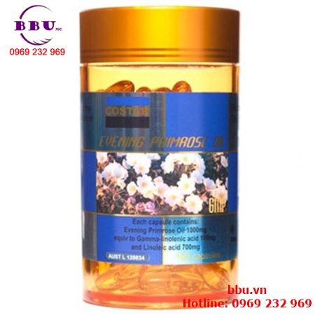 Tinh dầu hoa anh thảo - evening primrose oil costar 365 viên