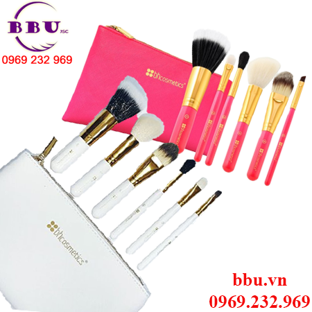 Ví cọ 6 cây bh cosmetics brush set with cosmetic bag của mỹ