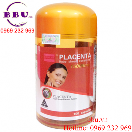 Nhau thai cừu costar placenta 150000mg 100 viên của úc
