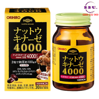 Viên uống hỗ trợ điều trị đột quỵ 4000 fu orihiro