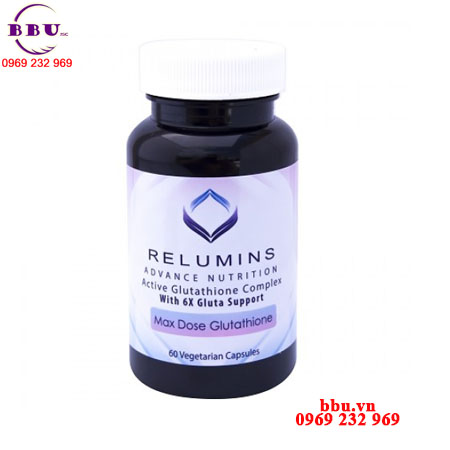 Viên uống làm trắng da an toàn relumins advance nutrition glutathion từ mỹ