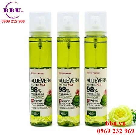  xịt khoáng white organia good nature aloe vera soothing gel mist