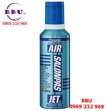 Xịt trị đau mỏi xương khớp air salonpas 150ml của nhật bản
